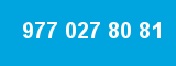 977 027 80 81 977 027 80 81